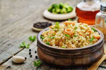 quinoa camarones