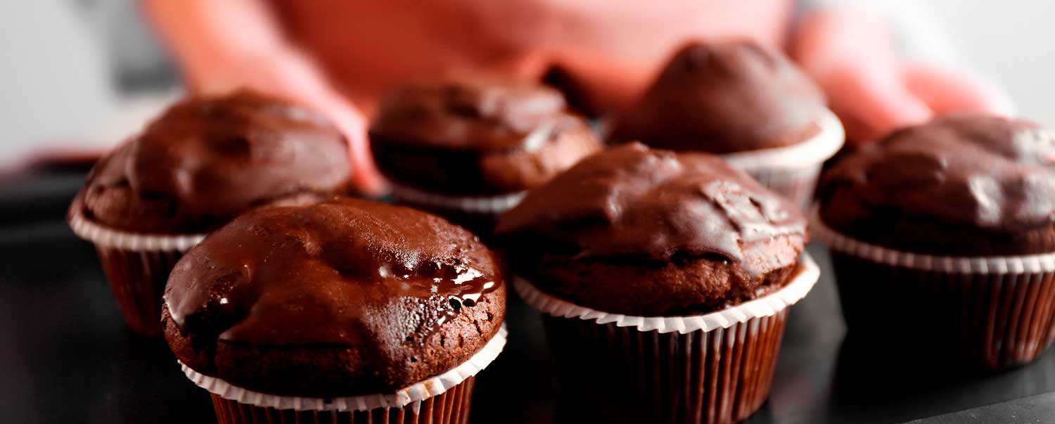 Cupcake de chocolate