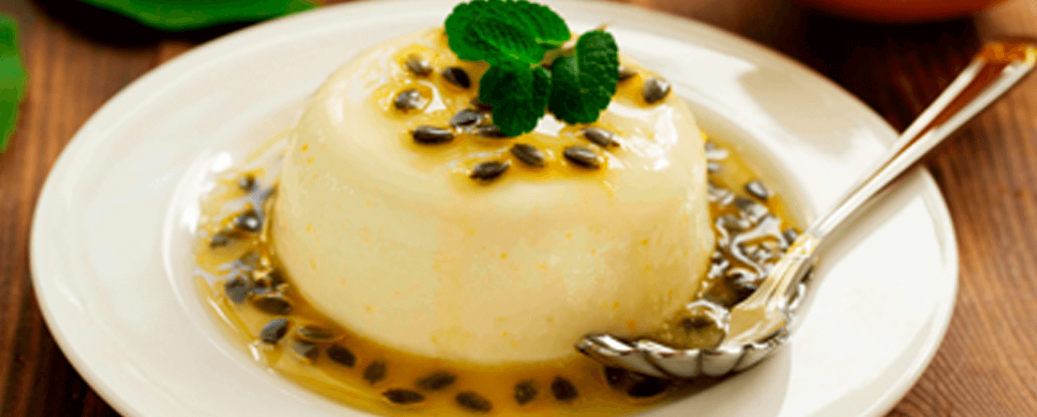 Pannacotta de maracuyá